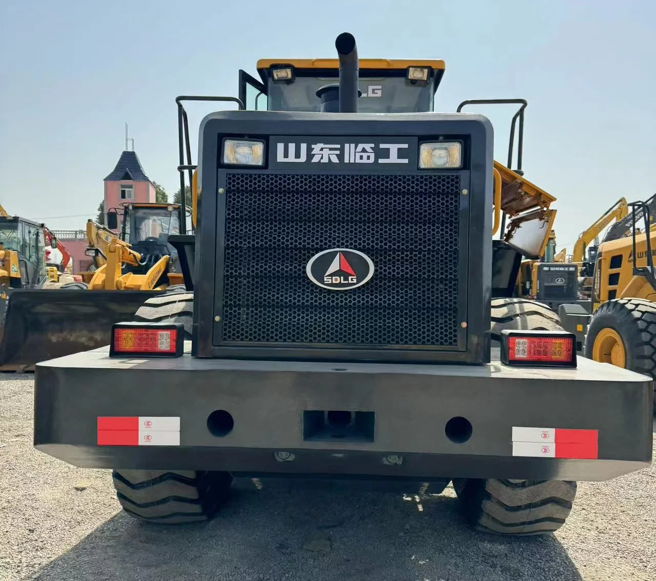 Китай погрузчики 5t Lingong LG956L колёсный погрузчик Shandong б/у 956 SDLG