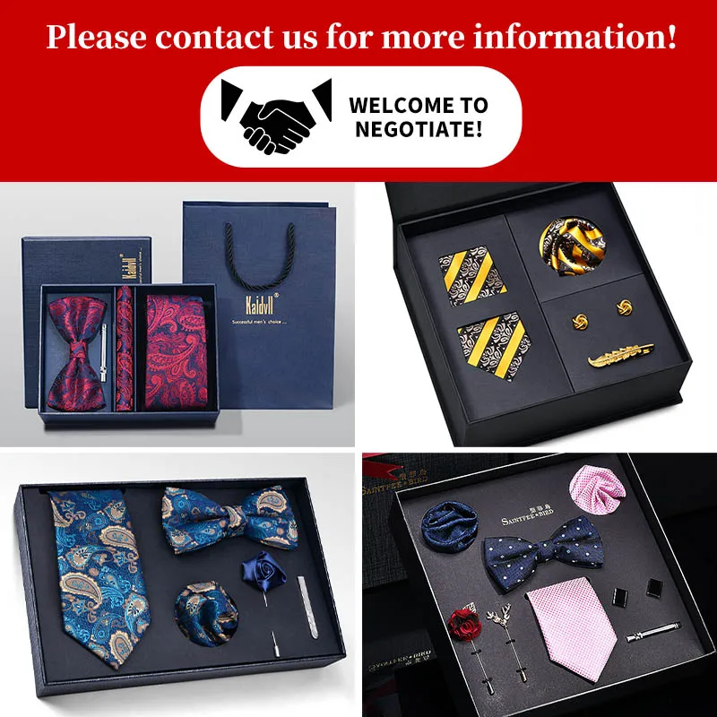 Роскошный лучший подарок, мужской бумажный галстук-бабочка, упаковочная коробка для галстука
