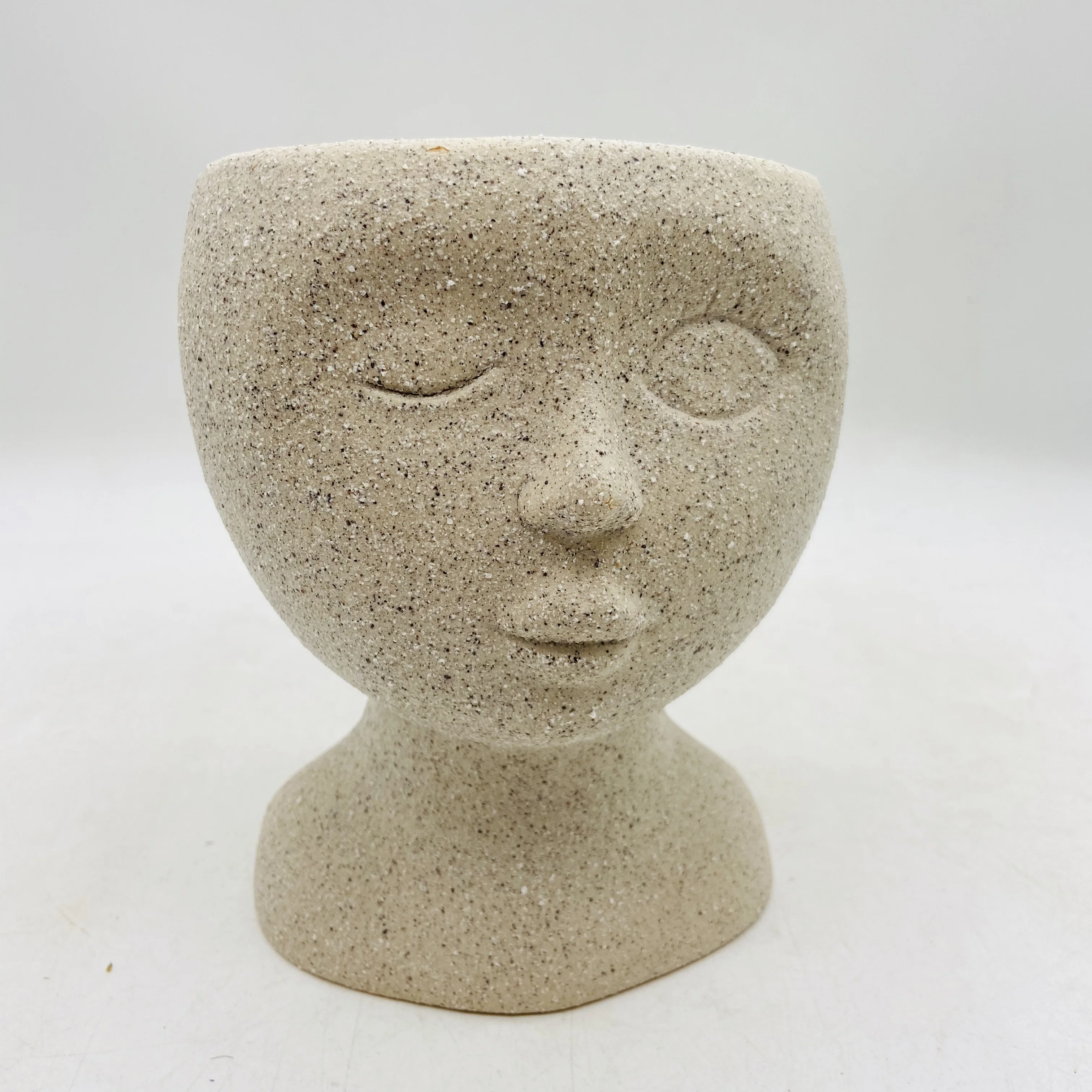 Ceramic Head Planter Human Face  Plant Pot decorative indoor flower pot