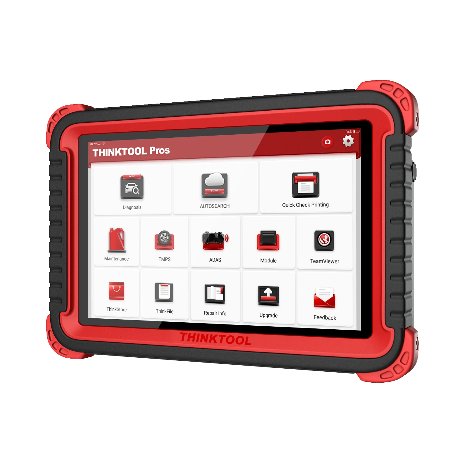 THINKCAR THINKTOOL Pros автомобильный диагностический инструмент 10 полноценных систем сканер кодов ADAS OBD2 28 функций сброса