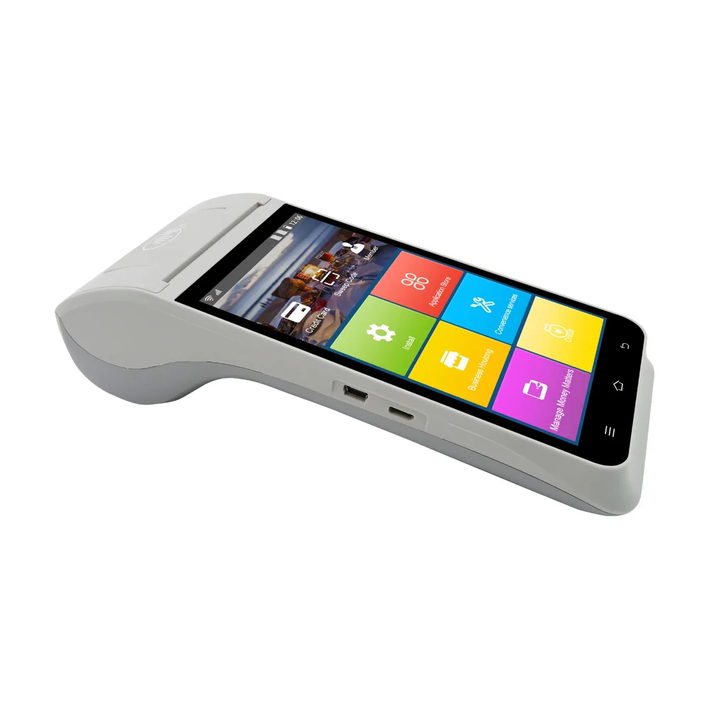 Портативный Новый заказ POS ZCS Z91 Smart Android 11 0 Чековая печать POS-системы 58 мм Термопринтер
