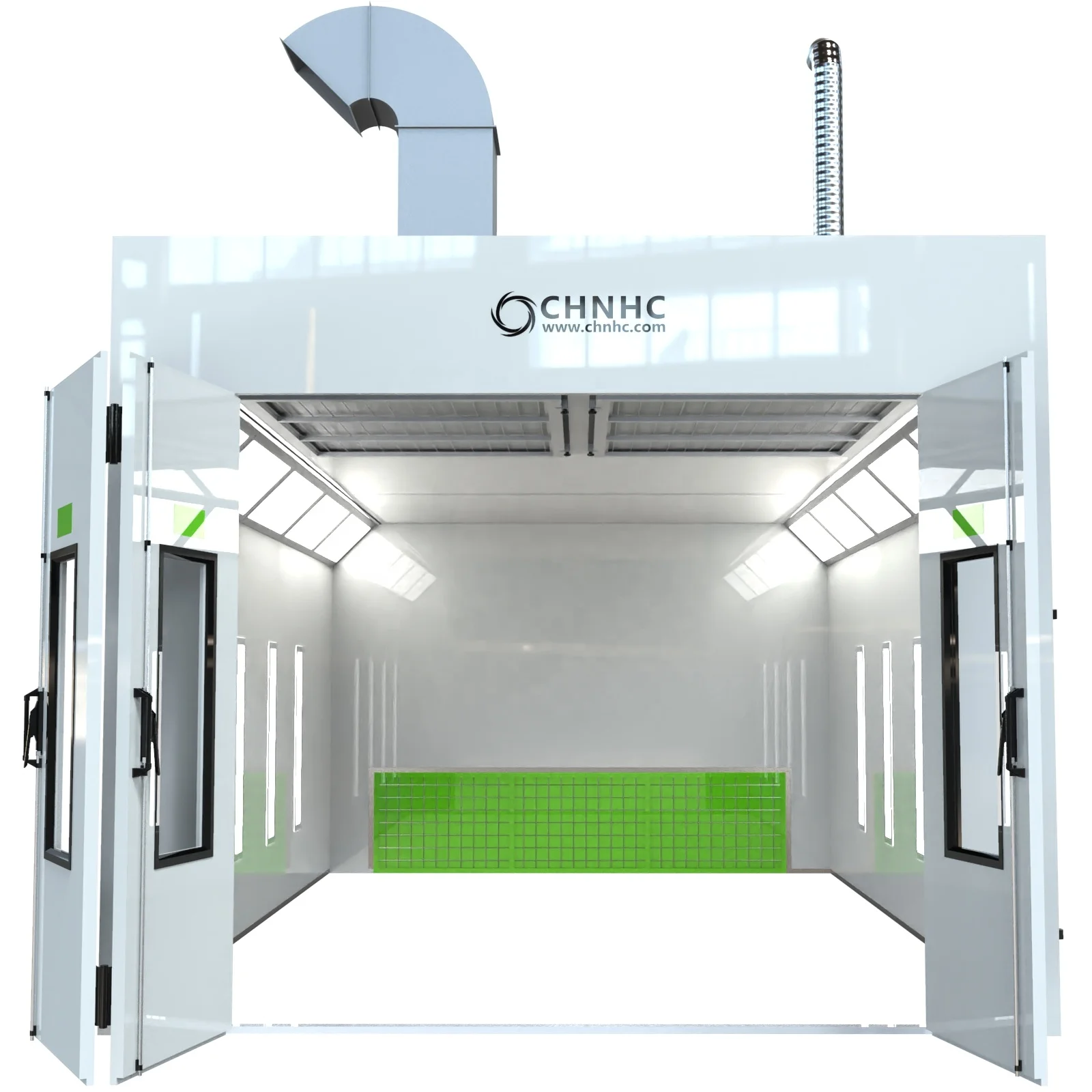 Semi down draft paint booth for car body spray  booth for sale