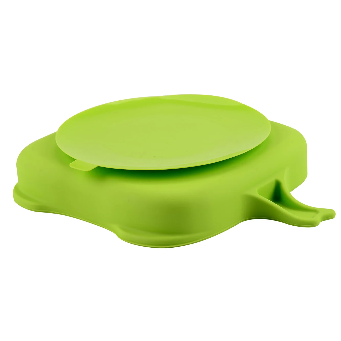 Baby training hands-on ability feeding with suction cup anti-dropping non-slip baby silicone plate
