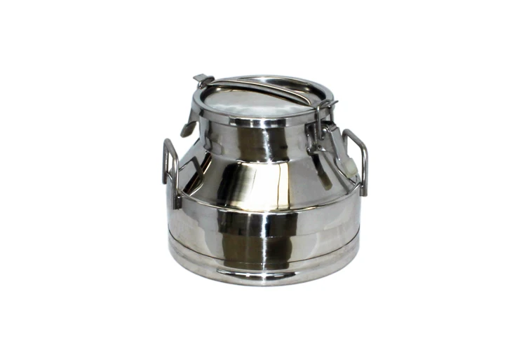 Hot sell mirror polished aluminum barrel 5L-20L  stainless steel mini metal milk can