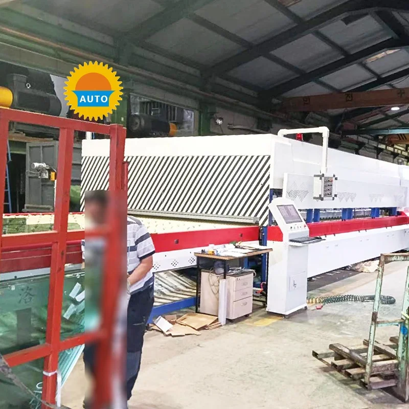 Convection flat glass tempering furnace machine horizontal tempered glass making machine