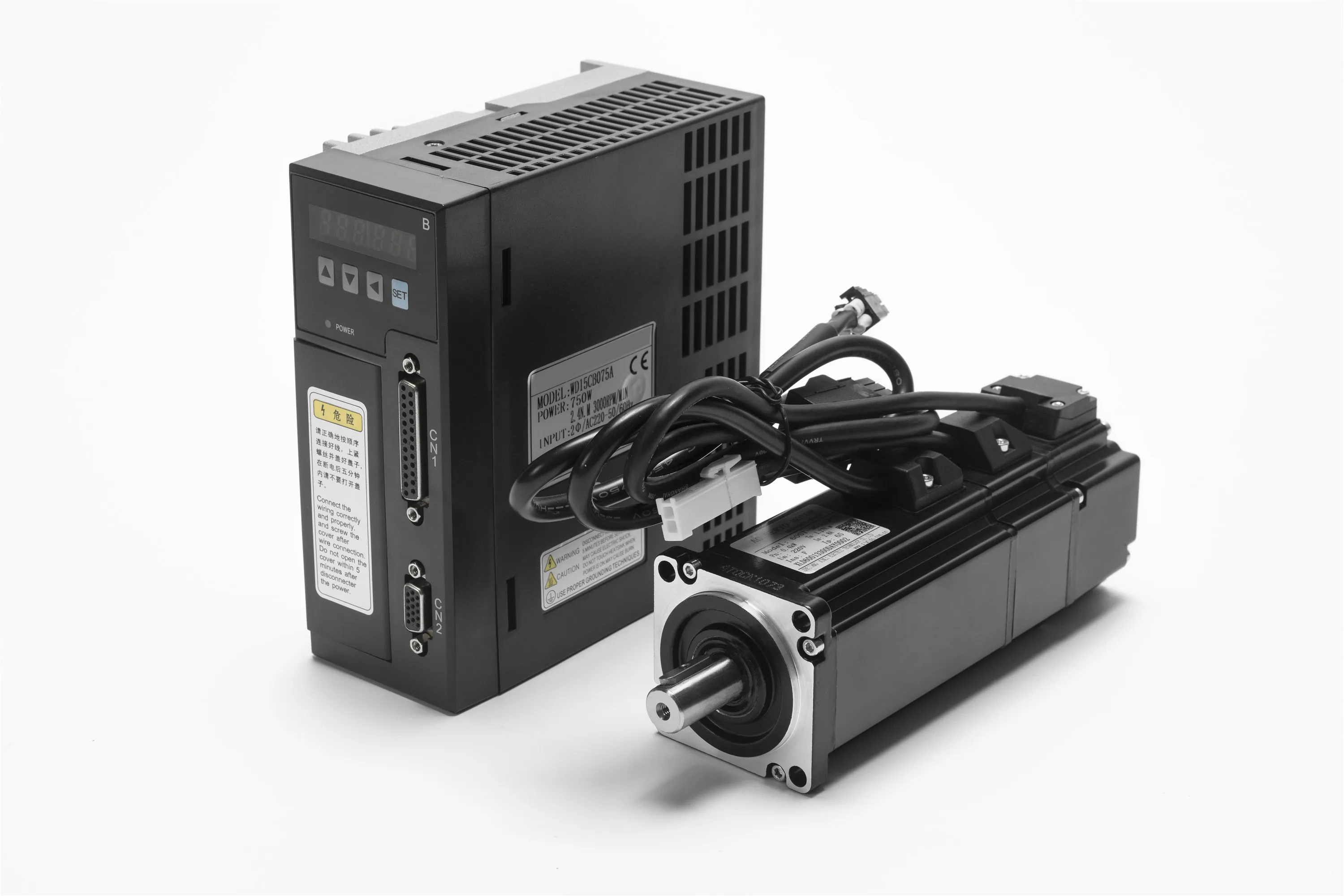  AC servo motor cnc motion control system 400w small inertia