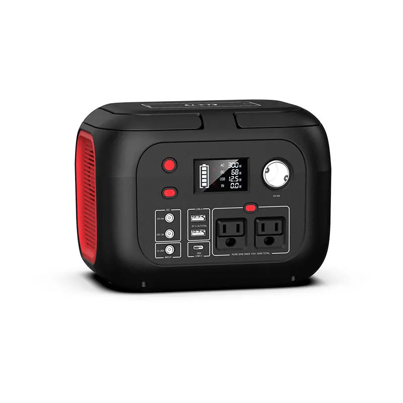 Charger for outdoor new energy portable power station 300W mini solar energy generator charger with usb port output