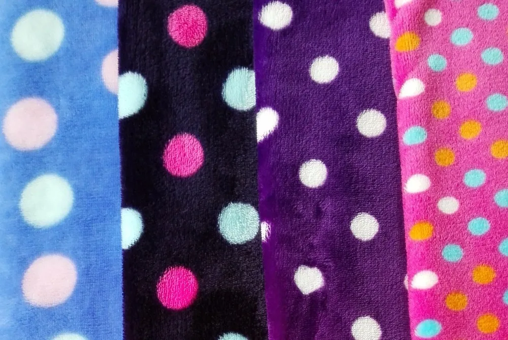 
Latest design Beautiful digital printed coral fleece fabric for bathrobe 