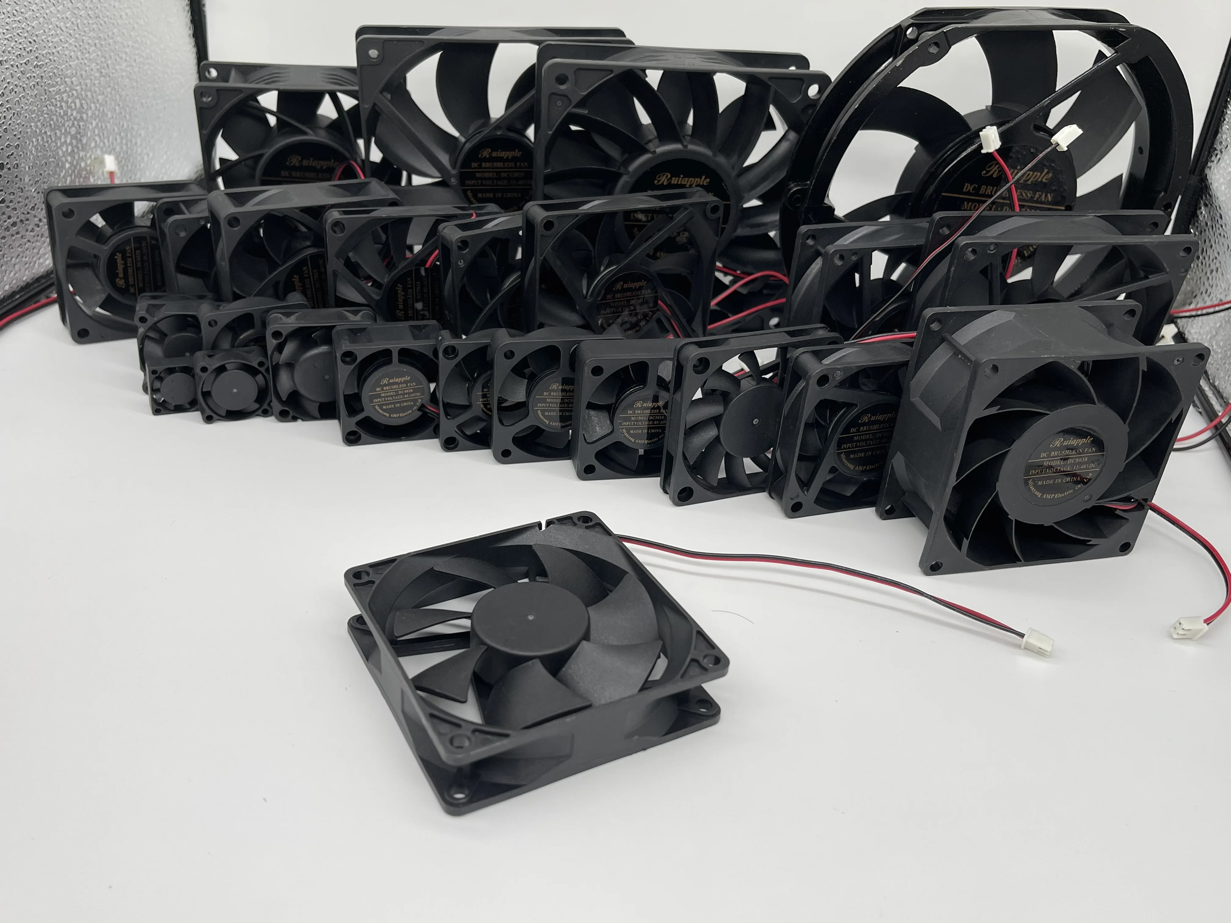 12v 24v 80mm 8020 axial flow ventilation fan 80x80x20 dc brushless fan