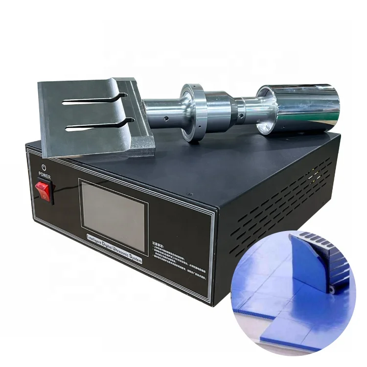 20KHz high power ultrasonic rubber cutting machine for cutting and slicing tire and rubber products