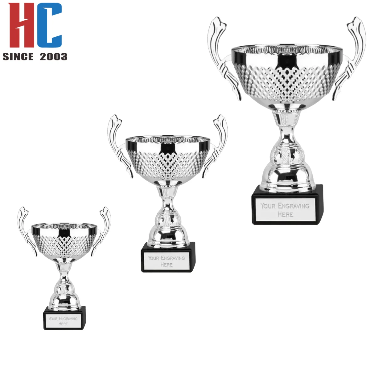 20 Years  Factory Custom Personalised Engraved metal Trophy Star Award