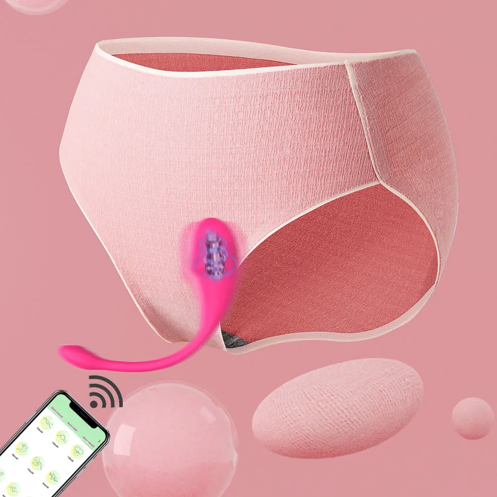 APP Remote Control Vibrating Egg Kegel Ball G-spot Panties Vibrator Clit Stimulator Panty Wearable Sex Toy for Woman