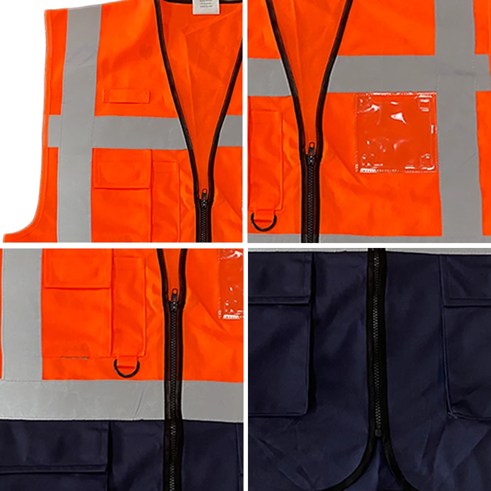 Yellow High Customised Security Reflective Visibility Vest