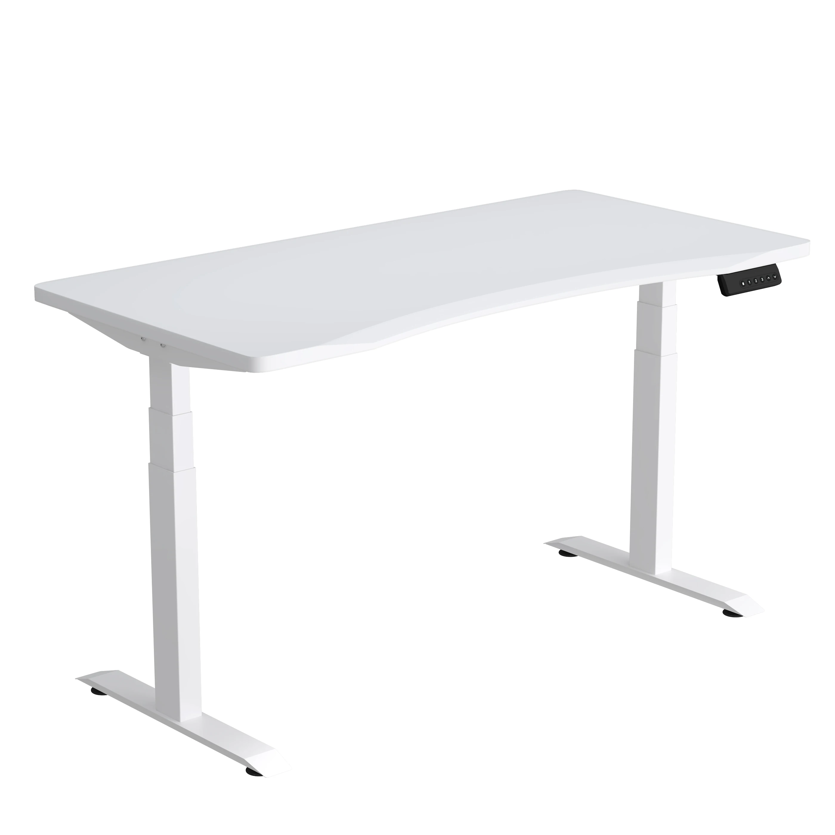 Hot Sale Electric Adjustable Multifunctional Dual Motor Double Legs Office Computer Study Table