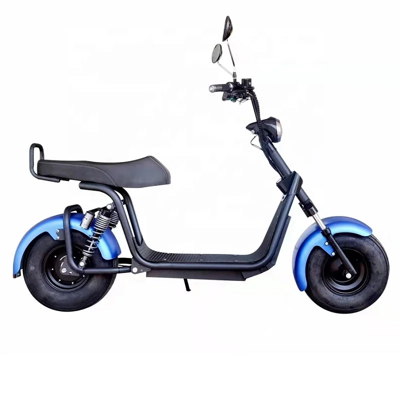X1 1000W/1500W 60V Fat Tire Long Range Super Power Unfoldable  Electric Scooter Motorcycle Riding freely