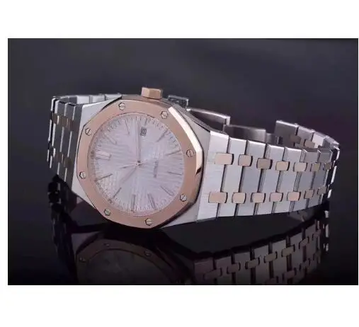 Classic New Men Watch Stainless Steel Automatic Mechanical Silver Rose Gold Blue Black MIYOTA Round SAPPHIRE Crystal 20cm 5BAR