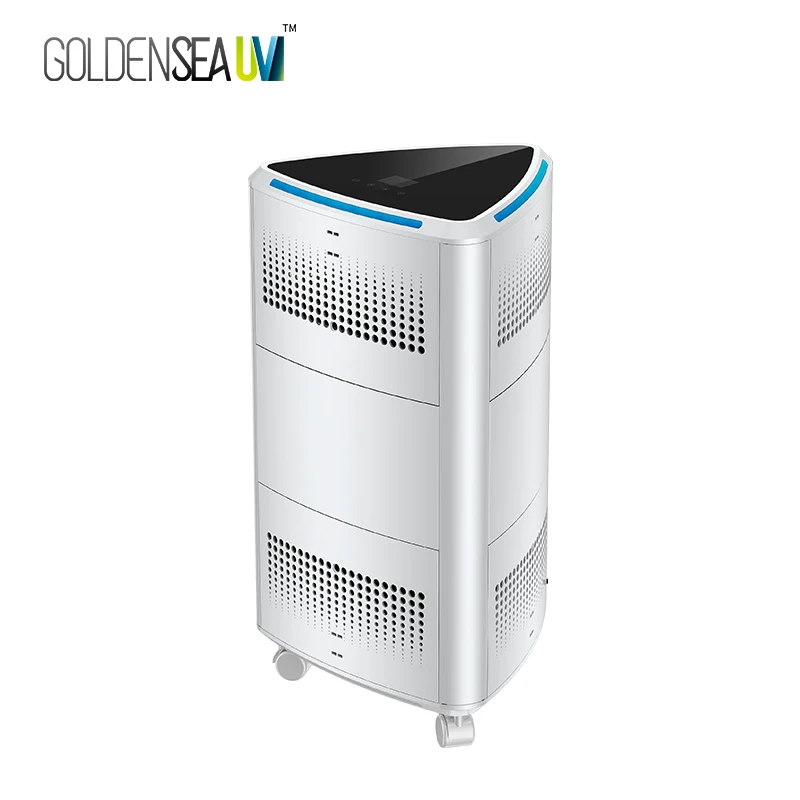 2021 200W home air purifier uv kill bacteria and viruses CE ETL UVC light air sterilizer