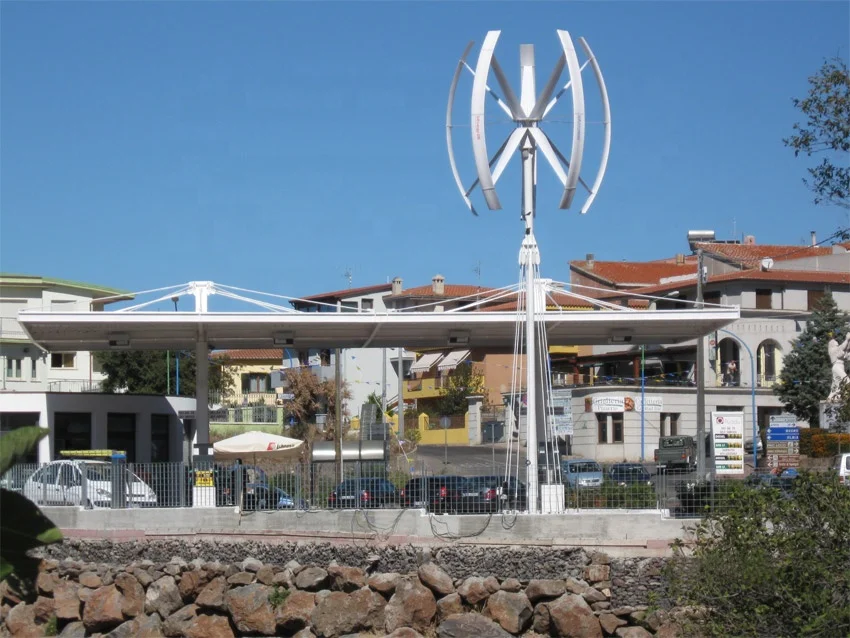 TECHMLV3kw/5kw maglev vertical axis wind turbine