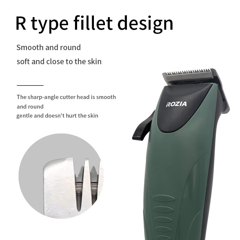 Rozia Electric Hair ClipperTrimmer best professional hair cutting machine beard trimmer and hair clipper 12