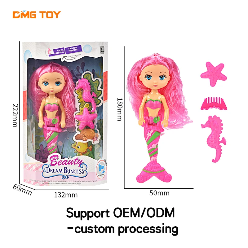 Hot Selling Dolls for Girls Model Toy Dress up Baby Doll Toy Pretend Play Preschool Female Mini Dress up Baby Doll Toy