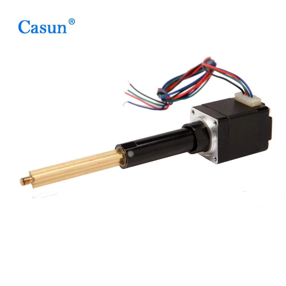 Горячая Распродажа Casun 2 Фаза 1,8 градусов (Национальная ассоциация владельцев электротехнических 8 Линейный привод микро Captive шаговый двигатель с CE ISO по ограничению на использование опасных материалов в производстве электрического и электронного 
