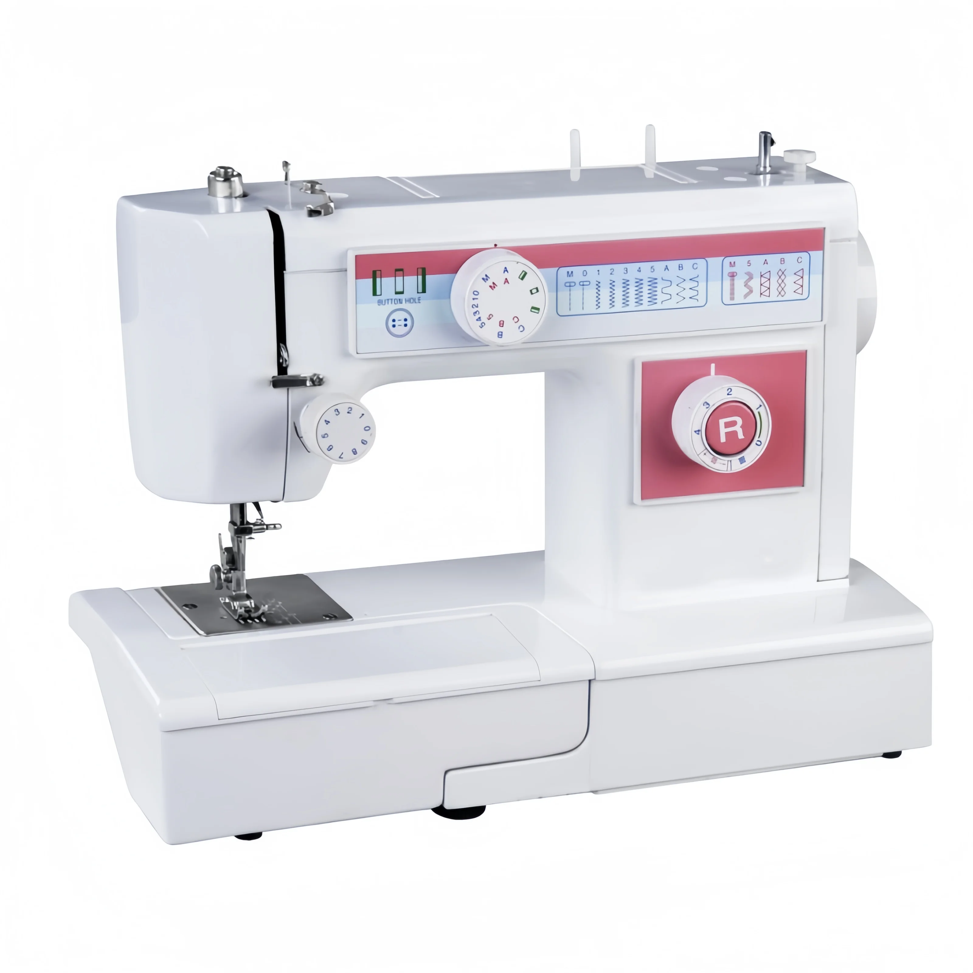 Multi-Function heavy duty home sewing machine aluminum alloy body model 878