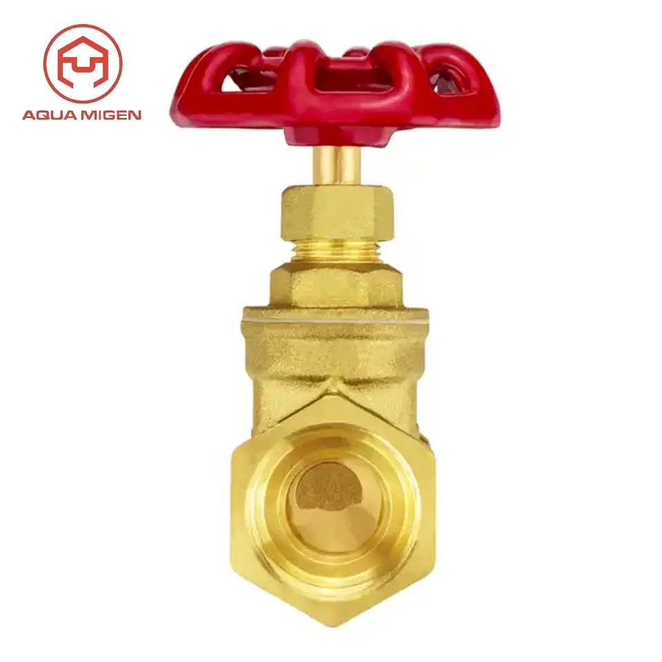 1/2-3 inch Npt Bsp Manual Firefighting Forged Brass Globe Gate Valve for Water Use