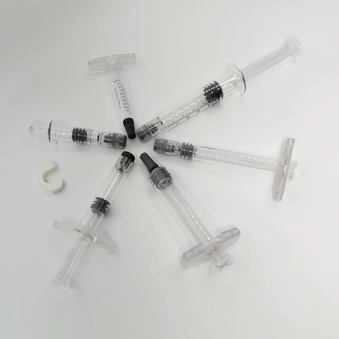  1 мл cbd vpen предварительно заполненный металлический luer замок наконечник стеклянные шприцы для
