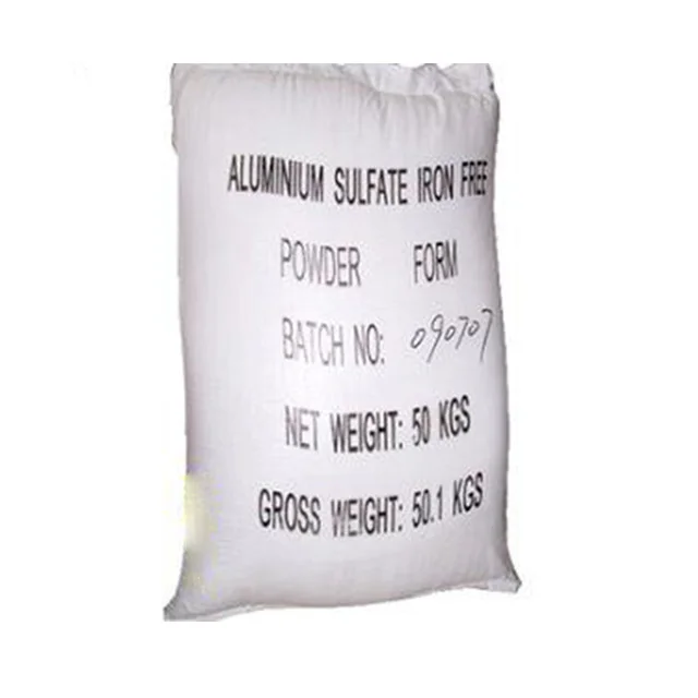
Factory direct supply industrial grade ferrous 17 aluminium sulphate powder formula 