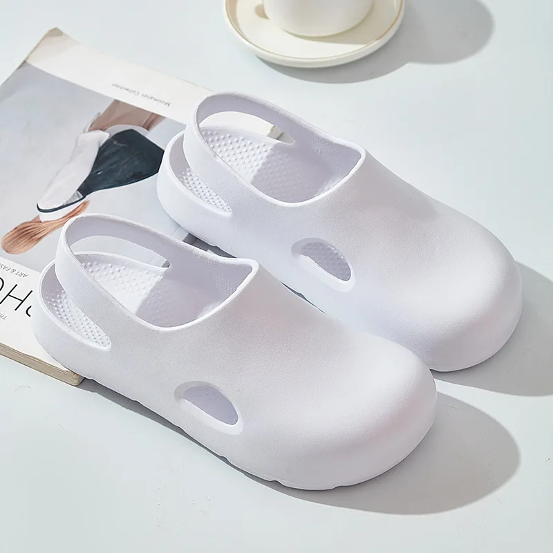 women clogs Fashion Casual Strap Sole Ladies Flat Sandals Anti Slip Slides  Clogs Shoes Nursing Clogs Women