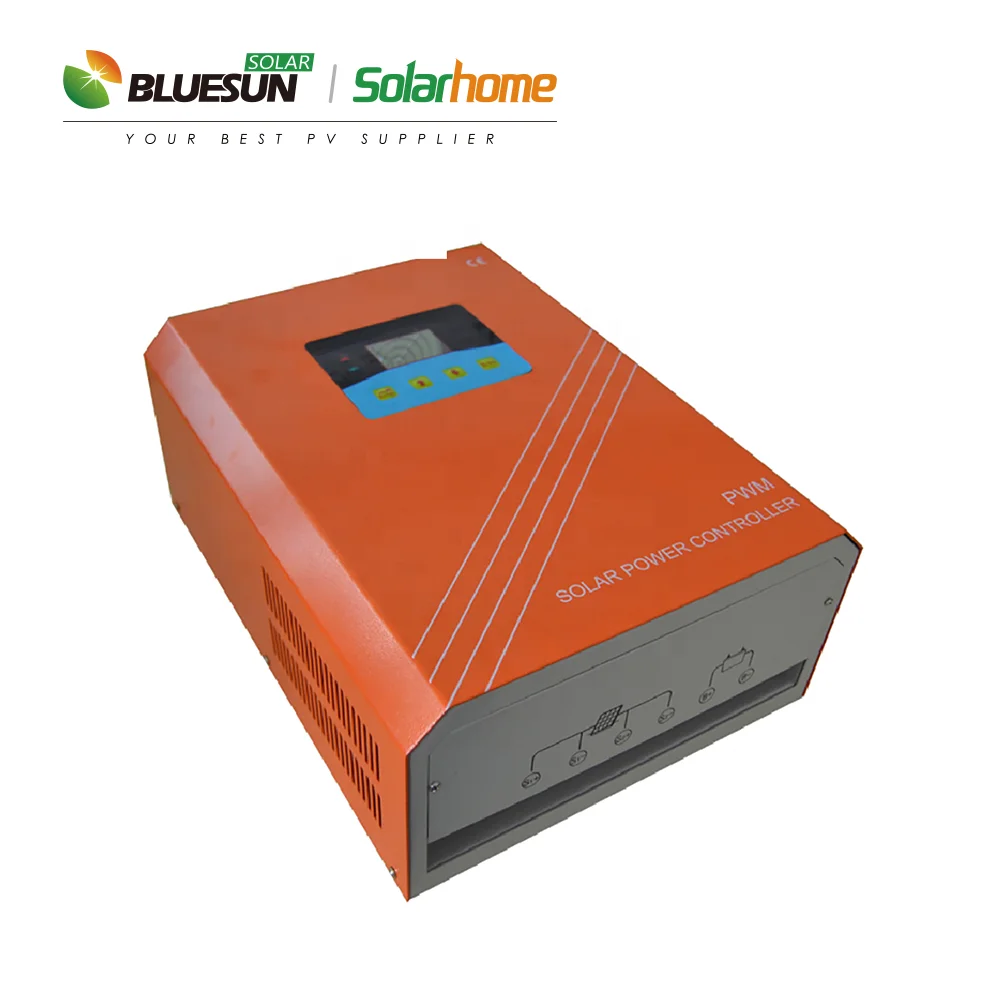 High quality PWM charger controller manual 50a 60a 96 volt charge controller for solar panel 20 amp