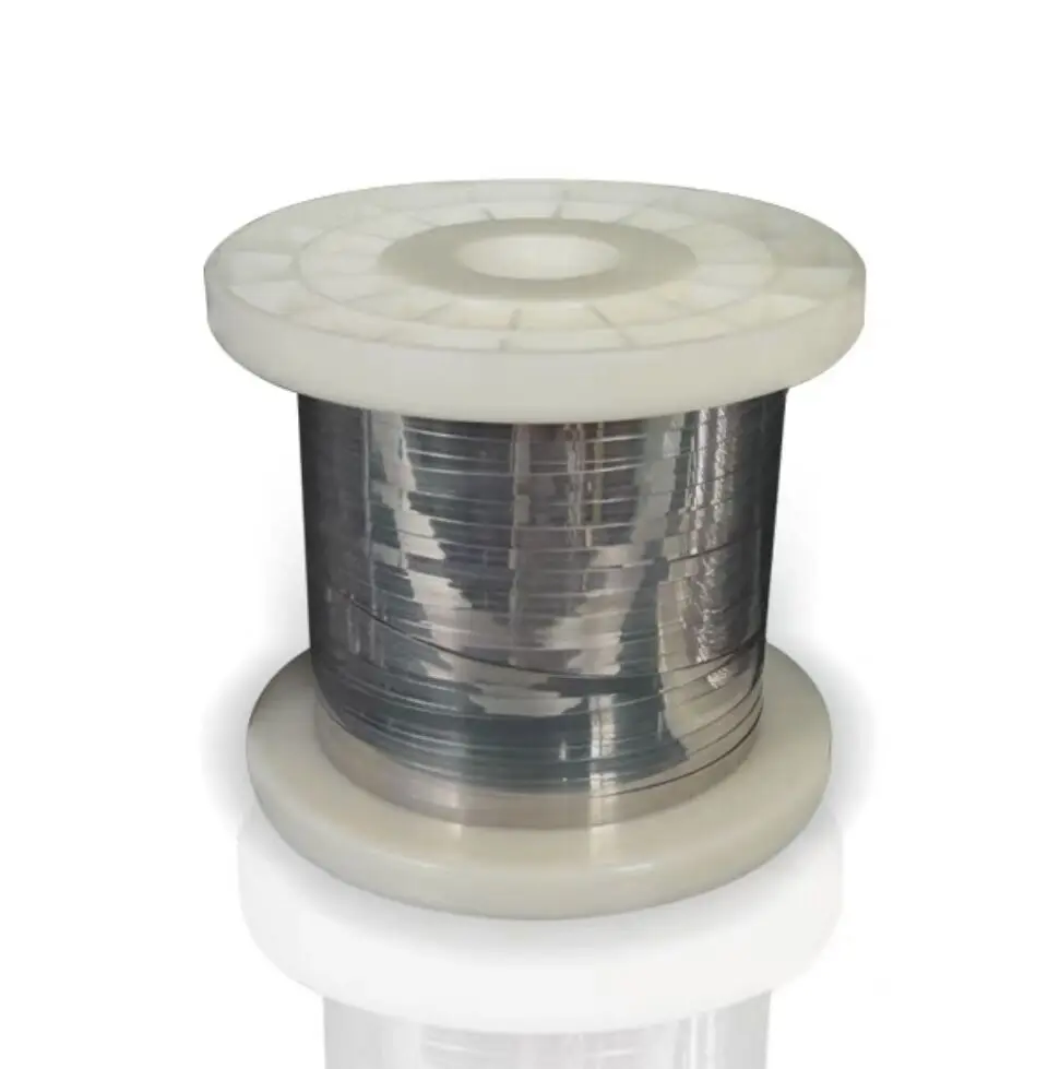 Nickel chromium flat wire flattening 0.09 * 0.2mm 65-72 ohms