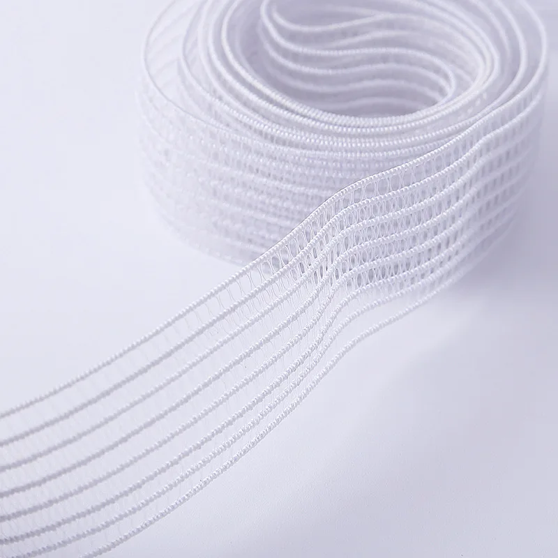 New Fish Wire Breathable belts webbing strap Elastic Band Black Thin Shoe Hat Kneepads Binding For Garment