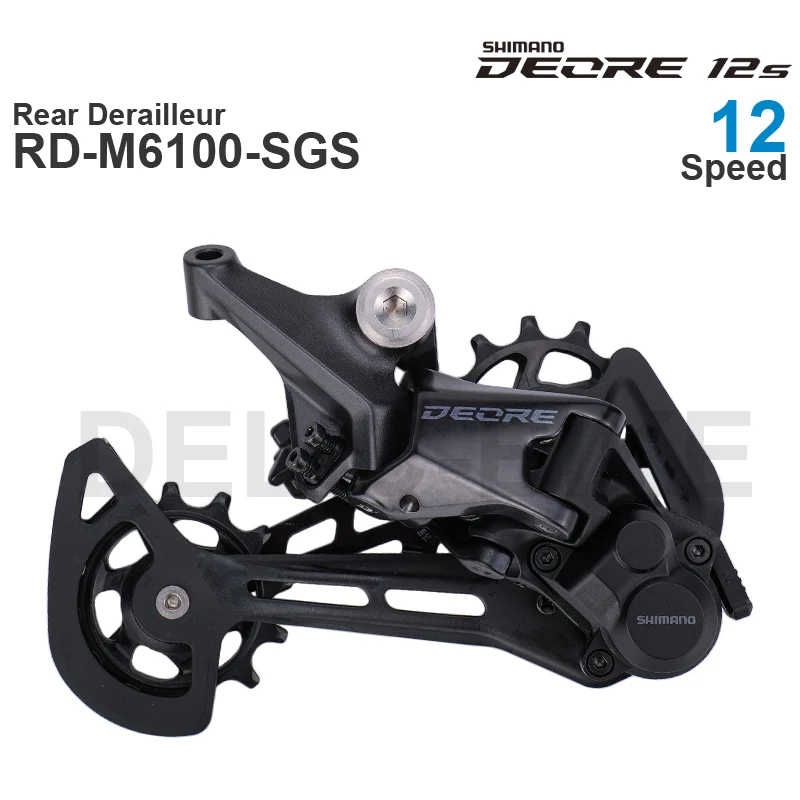 SHIMANO DEORE M6100 12 В задний RD-M6100-SGS SHADOW RD + - 1x12 Скоростей оригинальные запчасти
