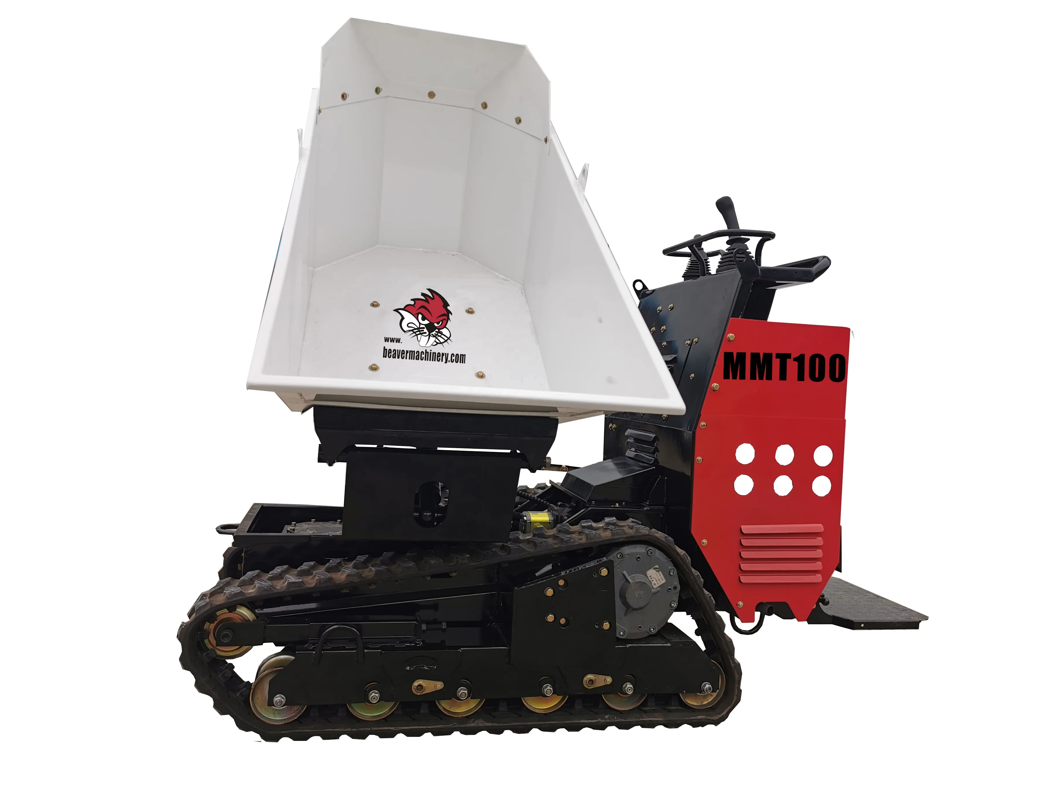 Powerful EPA Engine Rubber Track Mini Transport/Mini Dumper