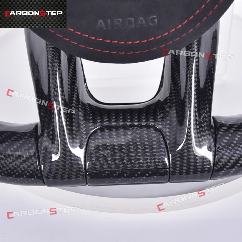 Car LED Steering Wheel For Mercedes Benz AMG S Class W124 W221 W166 C300 E Class C350 CLAS550 W203 Carbon Fiber Steering Wheel