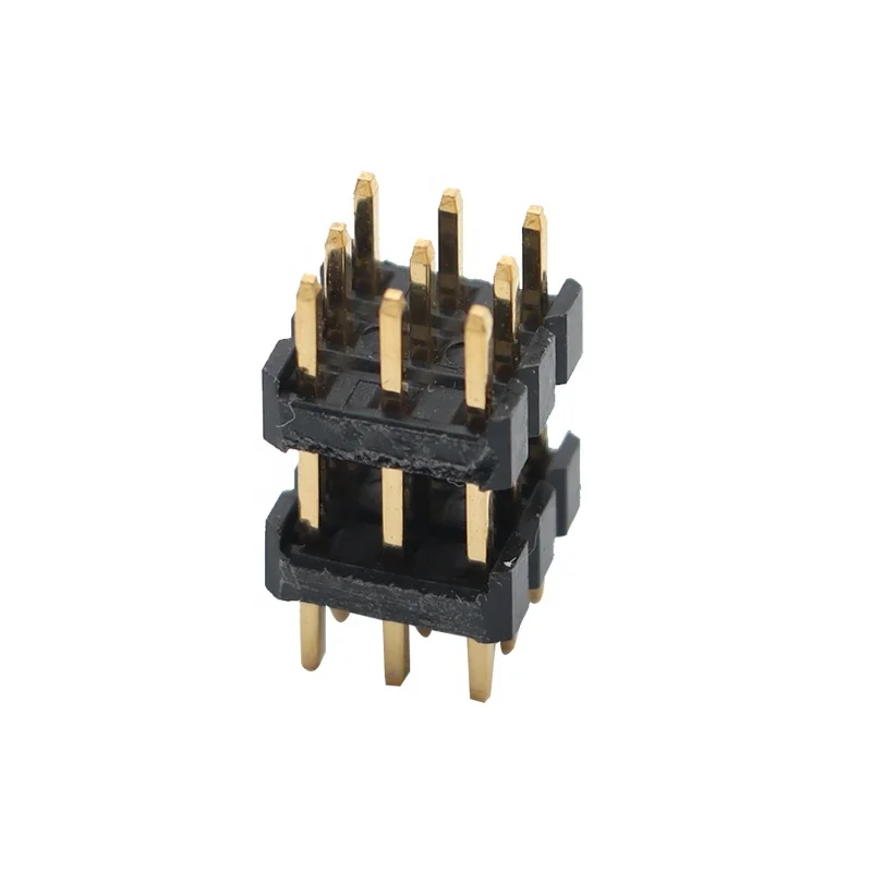 2.54mm pitch dual rows female pin header 2*10pins vertical 2.54 female header connector