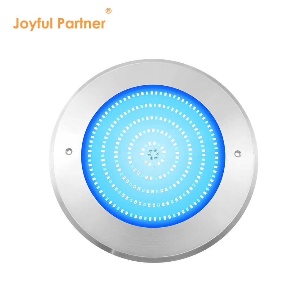 New Design IP68 RGB DMX512 WIFI Control 7.5mm Stainless Steel Led Underwater Light Wireless Par56 Swimming Pool Lights