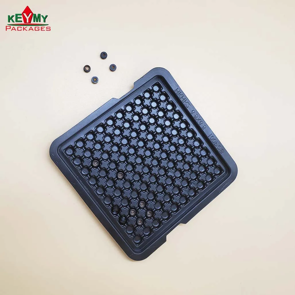 customize black antistatic PS tray for electronic components from Shenzhen ISO auditied factory