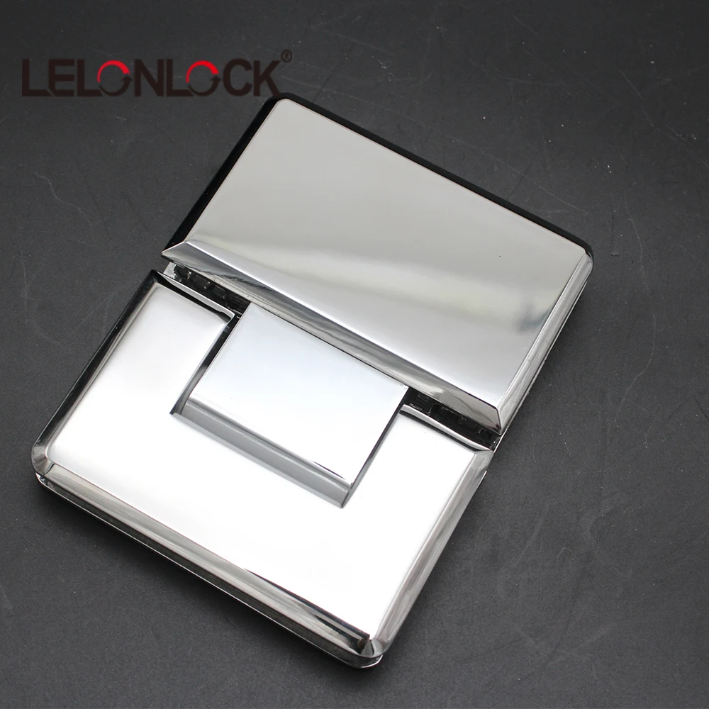 180 degree brass material glass to glass beveled shower door hinge