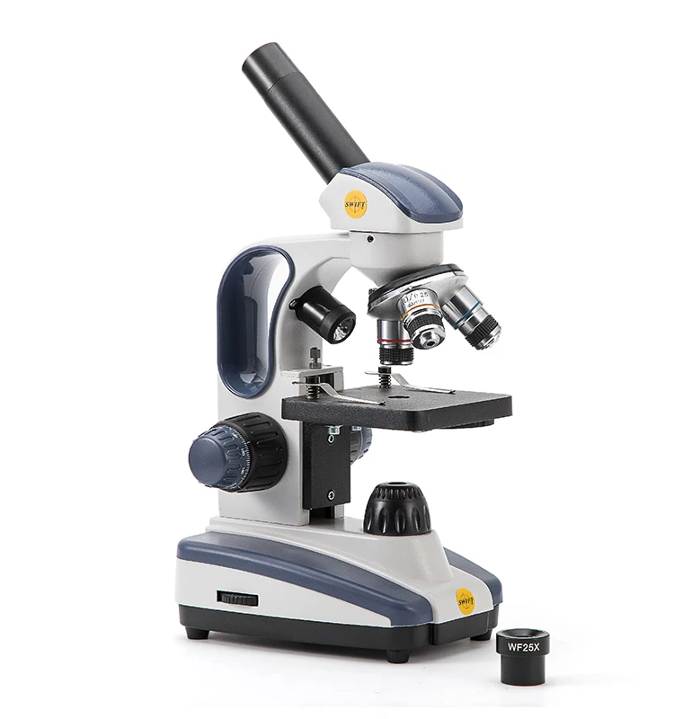 Wholesale SWIFT High Quality 4X/10X/40X Coarse and Fine Focus Digital Microscope Camera with LED light source