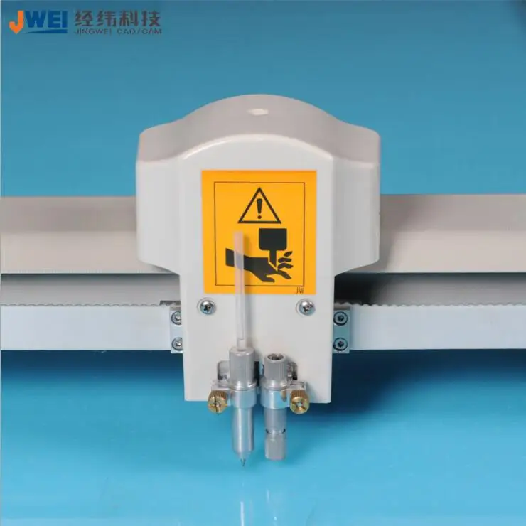 JWEI easy operation flatbed shoes paper pattern cutting plotter