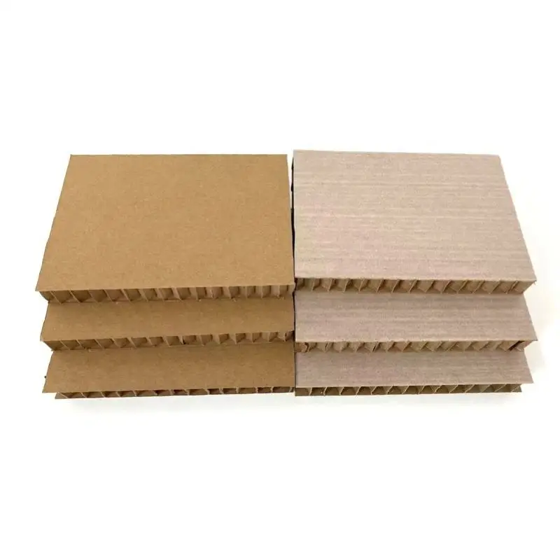 Corrugated honeycomb paper core board for display stand