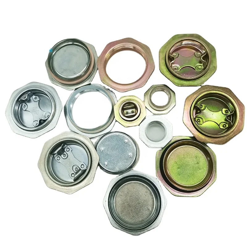 Steel 55 gallon barrel bungs and plug,steel screw drum closures