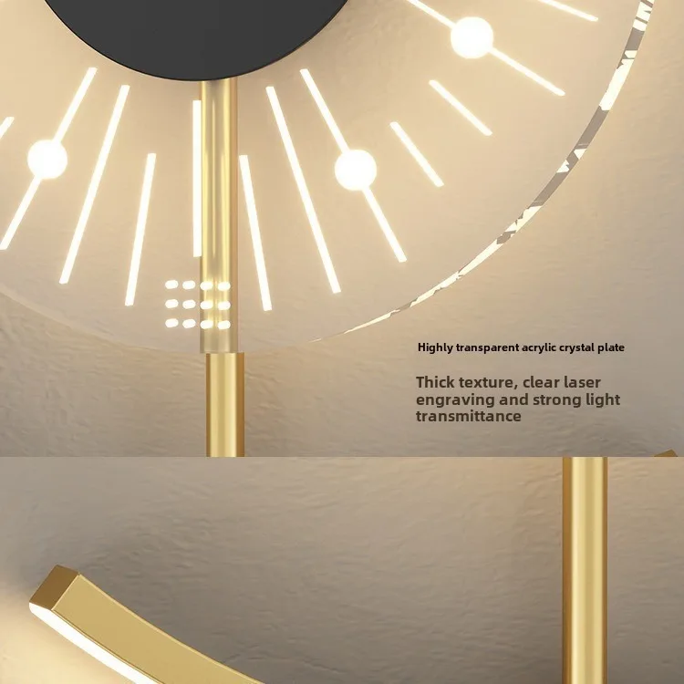 Nordic Bed Wall Lamp Bedside Wall Lights Charging Clock Modern Wall Light For Bedroom Bedside Lights Led Gold Industrial 90 6000