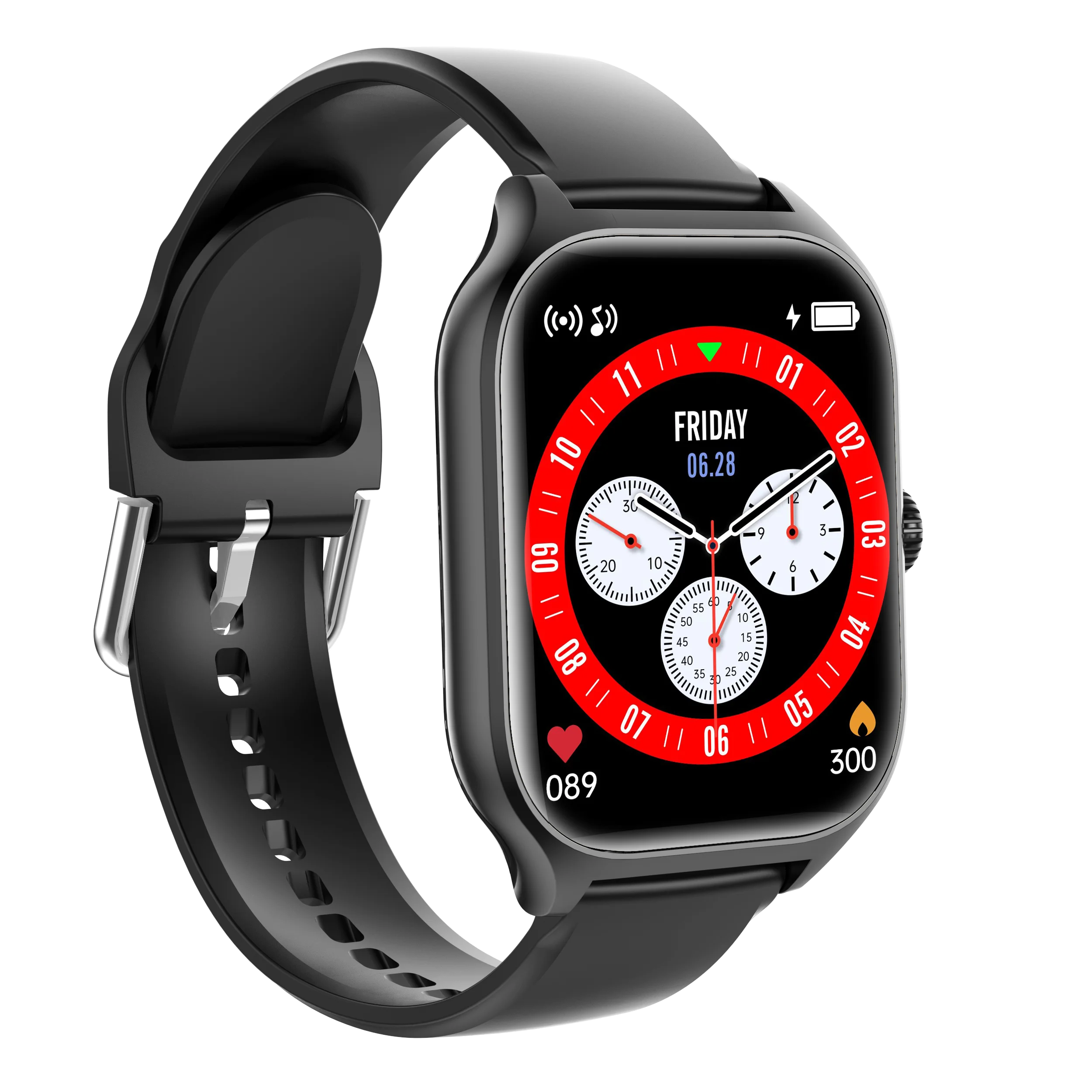 GT4 Smart watch Steel strap Blood oxygen monitoring social message alerts Multilingual sports smart watch wholesale gift