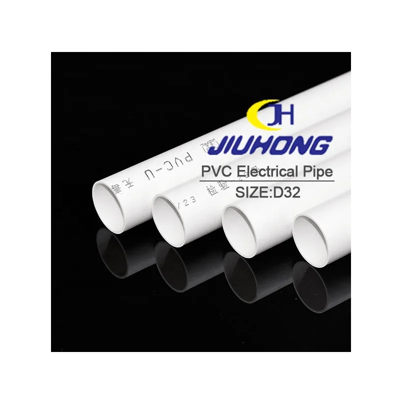 
Electrical Accessories Wholesale Size D32*1.5mm Rigid Plastic Wire Casing Cable Conduit Pvc Tube Electrical Pipe Fittings 