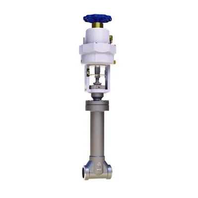 DZQ-15C Vaccum jacket cryogenic emergency shut off valve socket weld