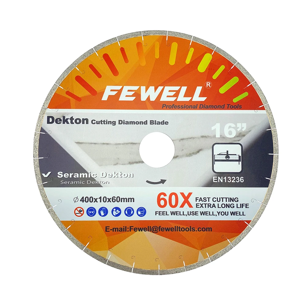 Silver brazed 16inch 400*10*60mm segmented diamond saw blade for cutting Turkey Seramic Dekton