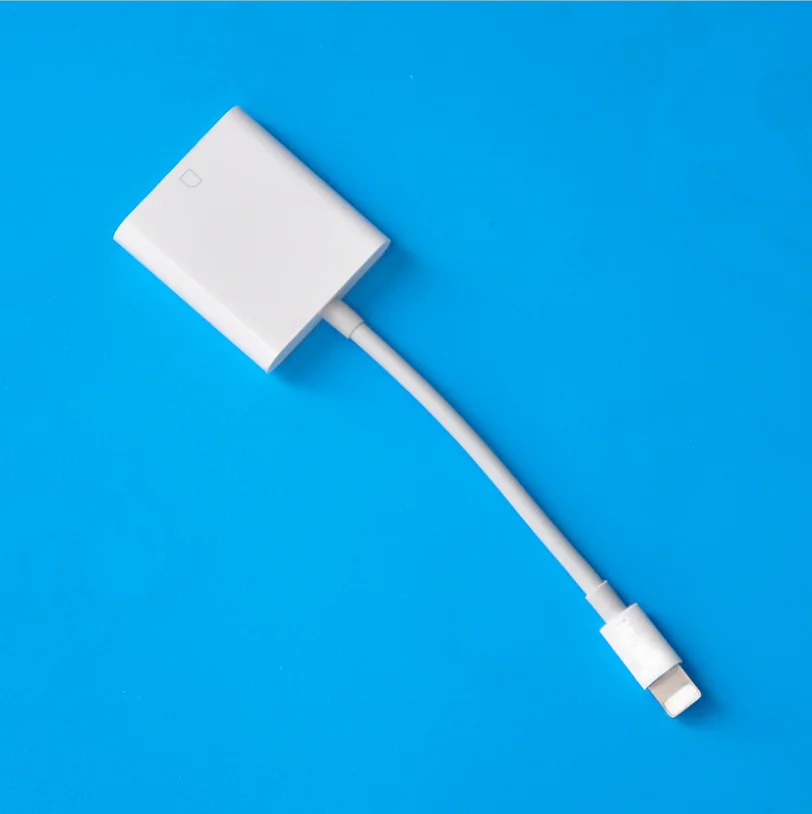 Lightning to card reader supports IOS9.2-10.2.1 suitable for reader